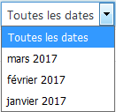 filtre toutes les dates